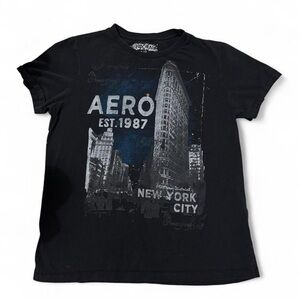 Aeropostale vintage black New York City graphic tee